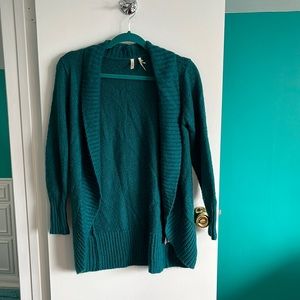 Frenchi teal cardigan